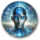 Animated robot assisting in chat